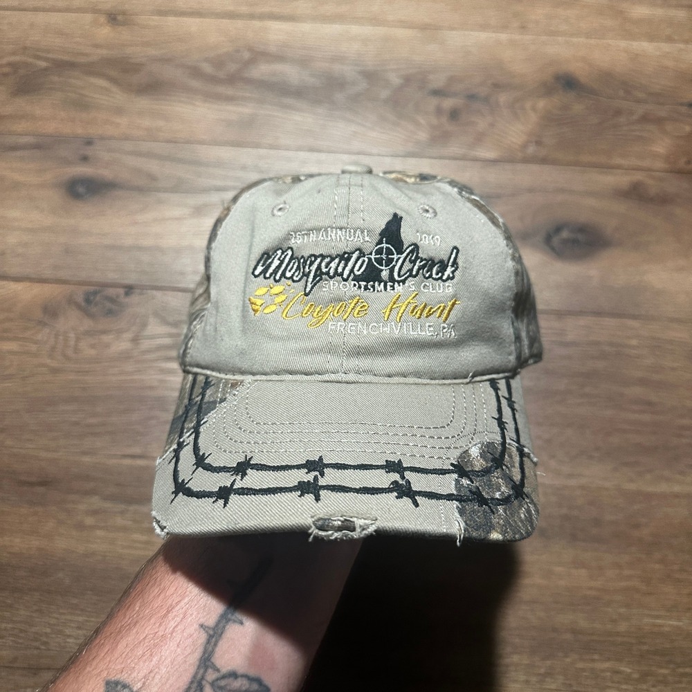 Realtree Camo Mosquito Creek Coyote Hunt Hat Men OSFM